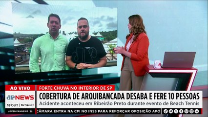 Arquibancada desaba e deixa 10 feridos no interior de SP