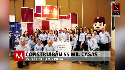 Gobernador de Sonora anuncia construcción de 55 mil casas para 2030