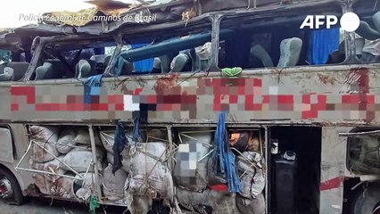 Al menos 15 muertos por un accidente de ómnibus en el noreste de Brasil