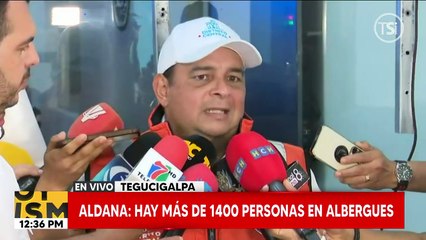 Aldana: "Los daños y pérdidas en el Distrito Central superan los 800 millones de lempiras"