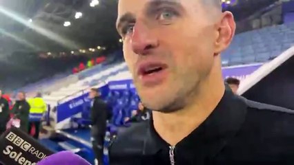 John Mousinho post-Leicester City