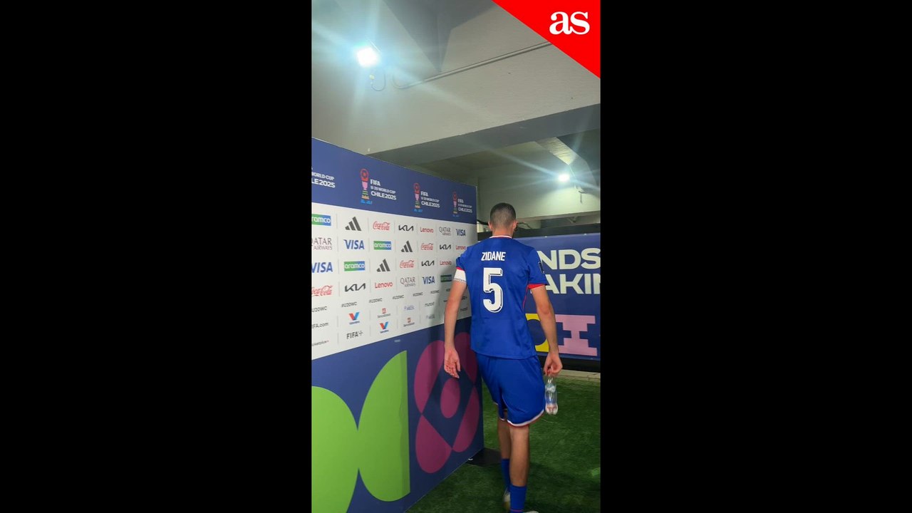 La dura imagen del hijo de Zidane tras una nueva decepción en el Mundial de Chile: su cara lo dice todo