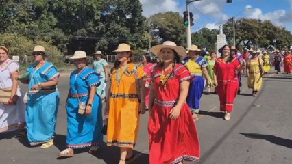 Con danzas y colores, se realiza el desfile de las Mil Naguas en David, Chiriquí