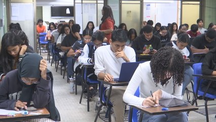 Aspirantes a la Facultad de Medicina en la Universidad de Panamá realizan la prueba de admisión