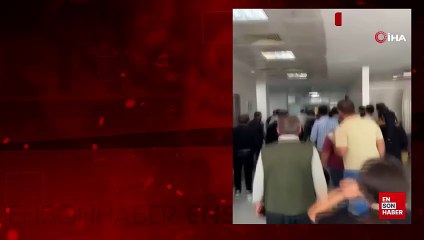 Şanlıurfa'da hastanede tekme tokat kavga kamerada