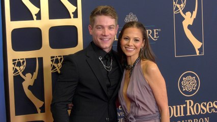 Lucas Adams and Tamara Braun 2025 Daytime Emmy Awards Red Carpet