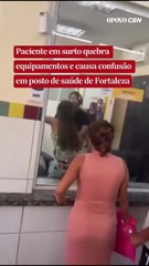 Paciente surta e quebra equipamentos em posto de saúde