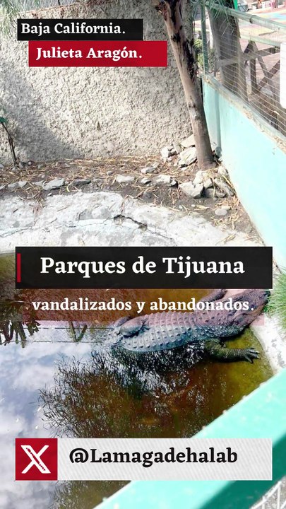 Parques de Tijuana vandalizados y abandonados.