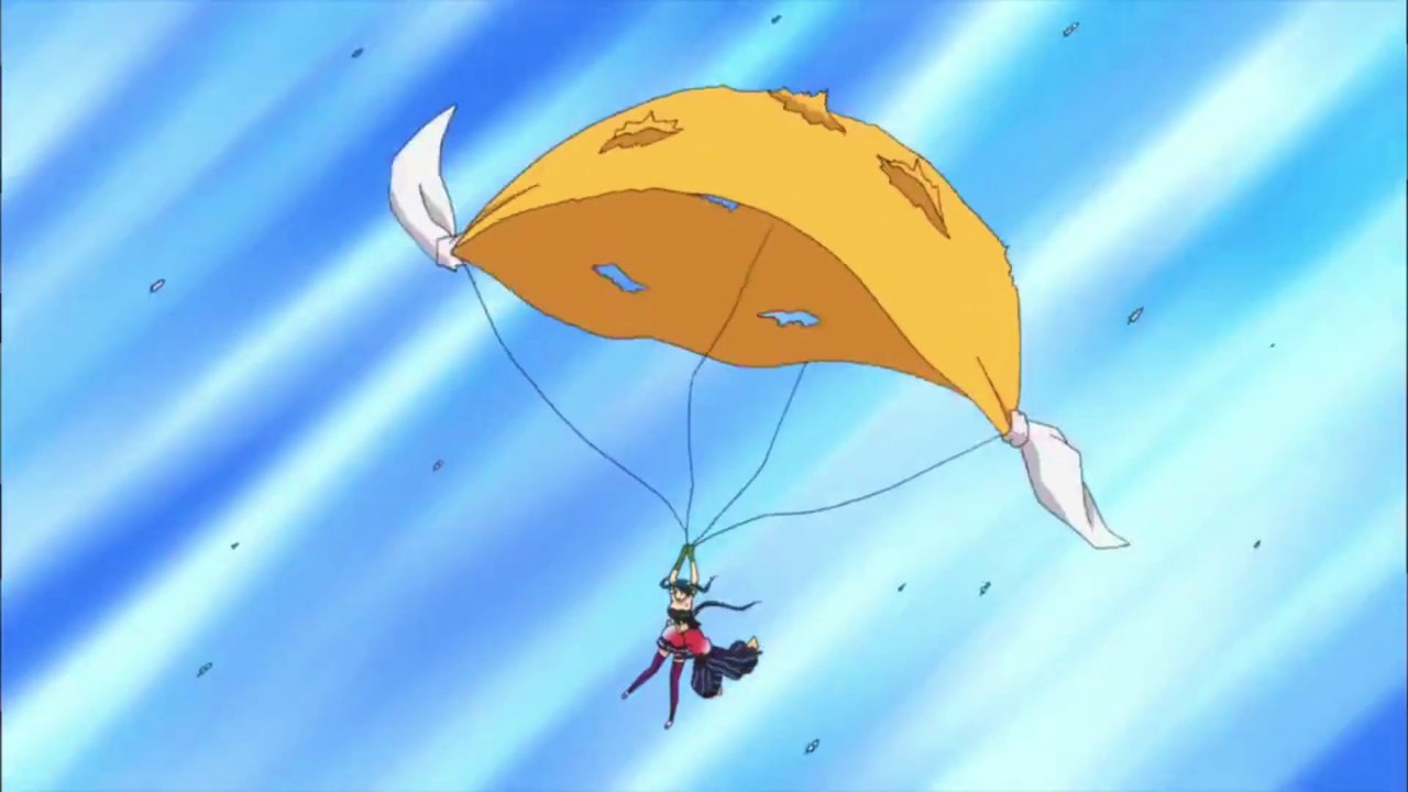 Mushibugyou - Hibachi's parachute
