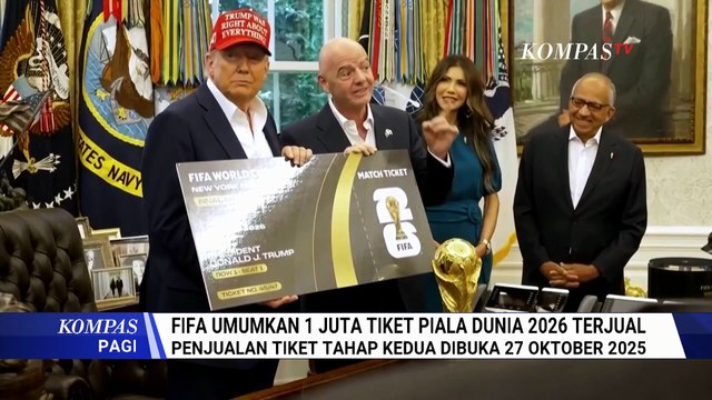 Gerak Cepat! Penjualan Tiket Piala Dunia 2026 Tembus Lebih dari 1 Juta | KOMPAS PAGI