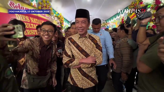 Jokowi Bungkam Ditanya Utang Kereta Cepat Whoosh, Hanya Tersenyum