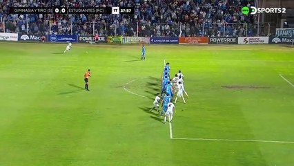 El gol que le anularon a Gimnasia y Tiro frente a Estudiantes de Río Cuarto