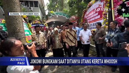 Jokowi Enggan Tanggapi Sikap Purbaya soal Penolakan APBN untuk Bayar Utang KCJB