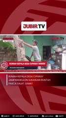 Rumah Kepala Desa Ciparay Jampangkulon Sukabumi Runtuh Pasca Salat Jumat