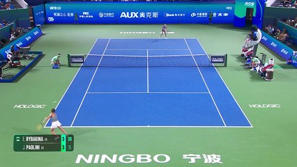 Elena Rybakina VS Jasmine Paolini | WTA Highlights | Semifinal | Ningbo 2025