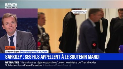 SIGNÉ BFM: "C'est un rassemblement qui se veut davantage comme un témoignage d'affection qu'une démonstration de force": les fils de Nicolas Sarkozy organisent un rassemblement de soutien à Paris mardi matin