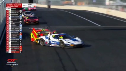 GT World Challenge Asia 2025 Beijing Race 1 Yiu Liu Big Crash