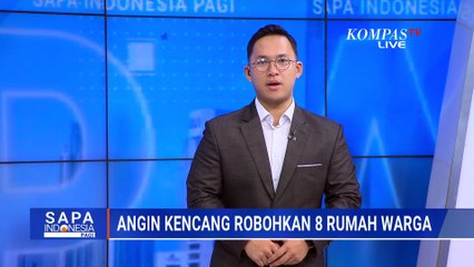 Hujan Disertai Angin Kencang di Grobogan Robohkan 8 Rumah Warga | SAPA PAGI