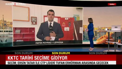 KKTC'de halk sandık başında! Cumhurbaşkanı seçiminin ilk turu için oy kullanma işlemi başladı