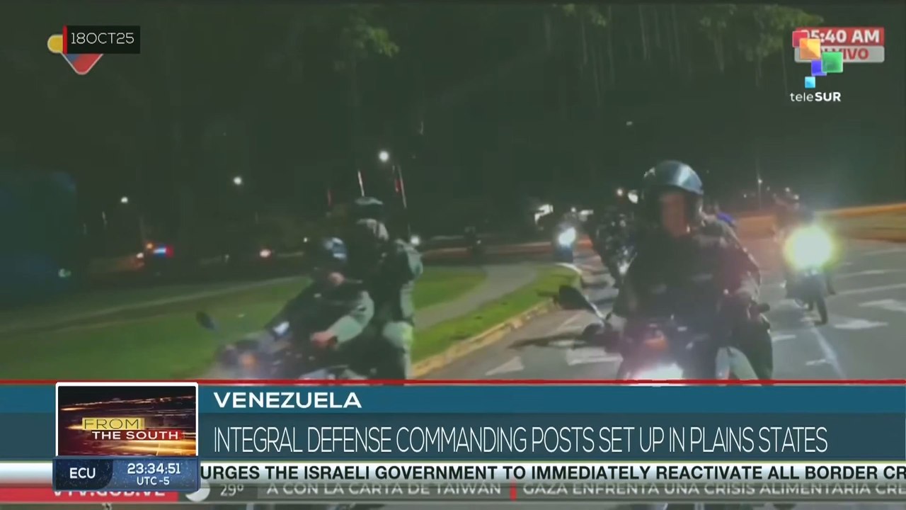 Venezuela: Integral defense commanding posts set up in plains states