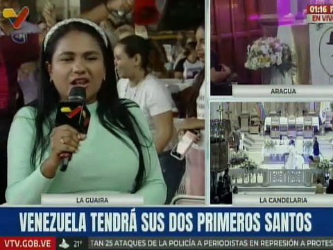 La Guaira | Feligreses celebran con cantos y alegría la canonización de los dos Santos venezolanos