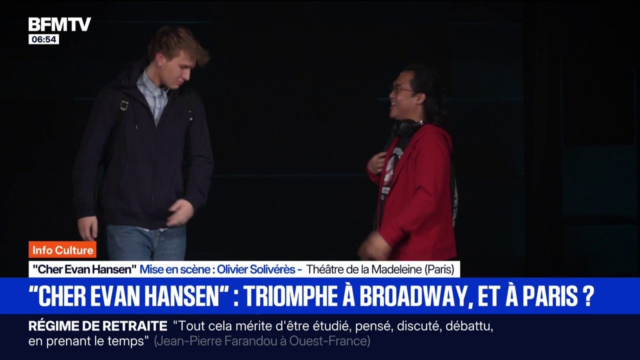 SIGNÉ BFM: "Cher Evan Hansen", la comédie musicale, qui a triomphé à Broadway, arrive à Paris
