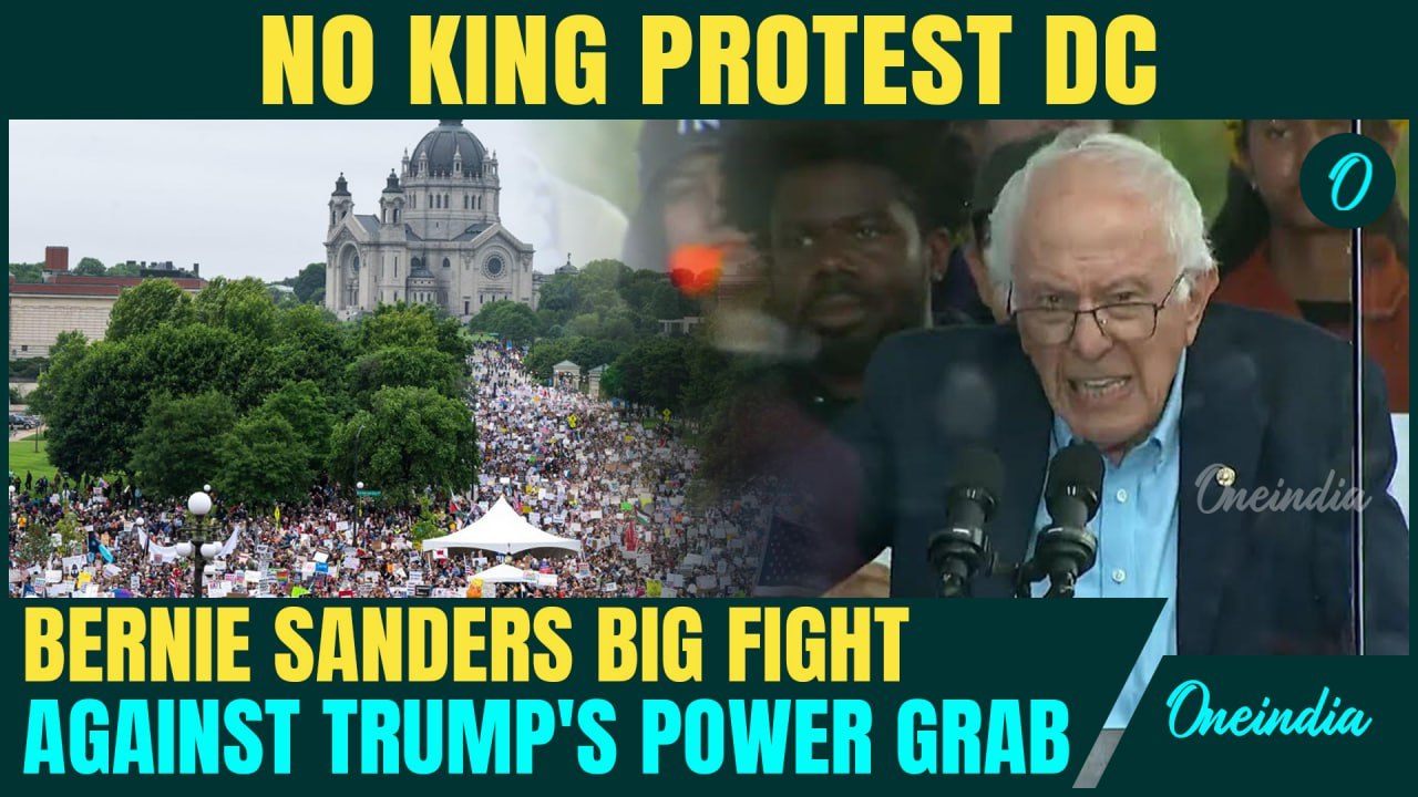 Bernie Sanders 'NO KING' Protest Speech: Sanders FIRES Up Crowd at ‘No Kings’ Rally Against Trump