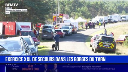 Gorges du Tarn: un exercice de secours d'une ampleur quasi inédite dans cette zone très prisée des spéléologues
