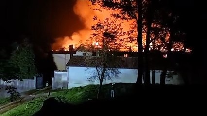 Lecco, il Monastero della Bernaga distrutto dal rogo