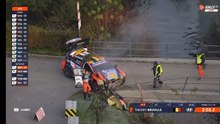 WRC CER 2025 SS15 Neuville Big Crash