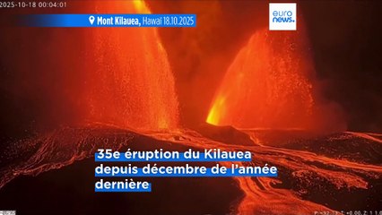 Hawaï : fontaines de lave "record" observées lors de l'éruption volcan Kilauea