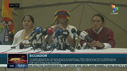 Ecuador: Confederation of Indigenous Nationalities denounces suspension of Inti Pacha Radio
