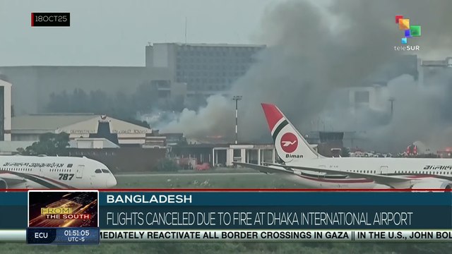 Bangladesh: Flights canceled due to fire at Dhaka International Airport