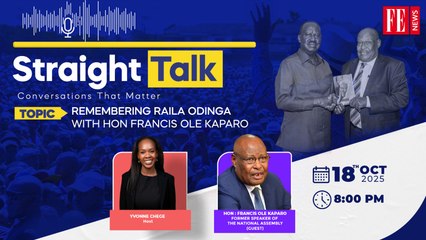 EPISODE 2 FORMER SPEAKER FRANCIS OLE KAPARO-REMEMBERING RAILA