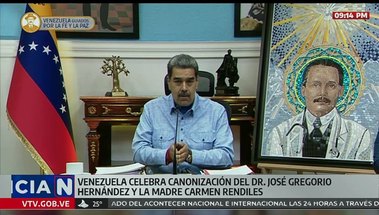 Gobierno Bolivariano impulsó canonización de José Gregorio Hernández a través del Papa Francisco