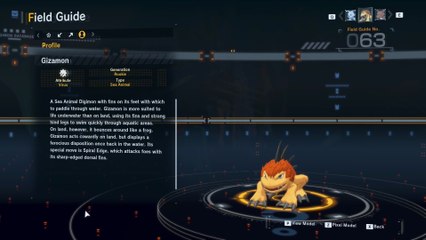 gizamon all digivolution/de-digivolution/profile Digimon Story Time Stranger