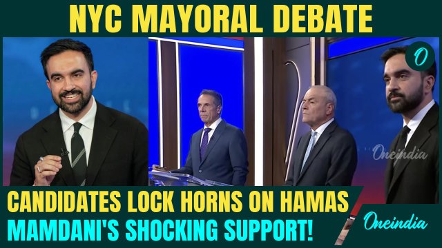Zohran Mamdani's Controversial Comments on Hamas Shocks NYC Mayrol Candidates | Dramatic Debate