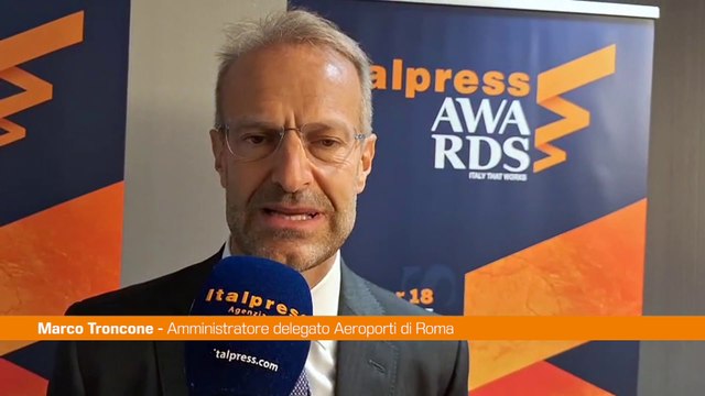 Italpress Awards, Troncone Riconoscimento ad aeroporto di Roma