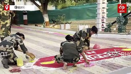 सरहद पर दीपावली: जैसलमेर में शहर से बॉर्डर तक उत्साह, BSF जवानों ने सजाई चौकियां