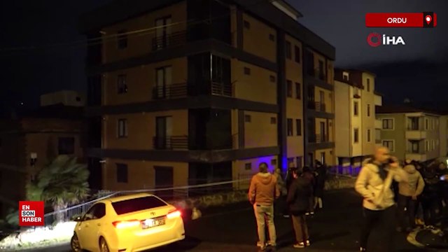 Ordu'da çatlaklar ve zemininde kayma olan 2 bina boşaltıldı