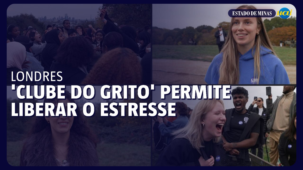 'Clube do grito' permite liberar o estresse em Londres