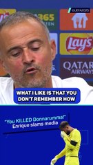 Enrique takes aim at media over Donnarumma treatment