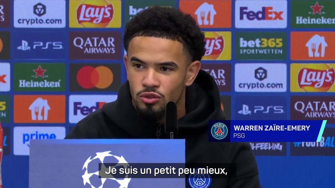 PSG - Zaïre-Emery : "Je me sens de mieux en mieux"