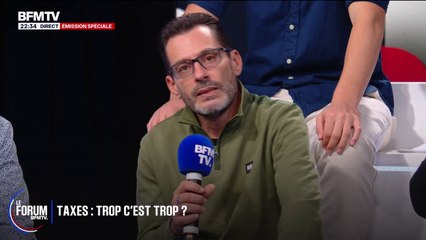 FORUM BFMTV - "J'ai toujours payé mes impôts en retard et je me donne un malin plaisir à le faire", affirme Julien, restaurateur en Corse