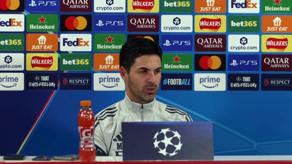 Arteta on Arsenal form ahead of Champions League visit of Athletico Madrid