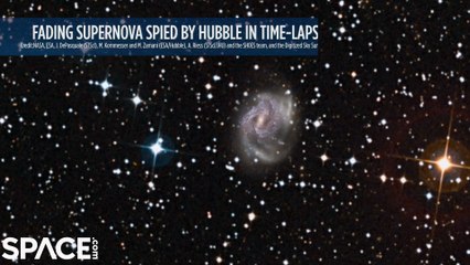 Amazing Time Lapse Of Fading Supernova Spied By Hubble