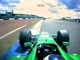 F1 – Pedro de la Rosa (Jaguar Cosworth V10) Onboard – Great Britain 2001