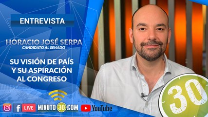 candidato al Senado Horacio José Serpa