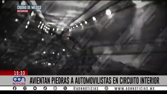 Automovilistas en CDMX denuncian asaltos con piedras en Circuito Interior ¡No te detengas!