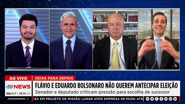 Flávio e Eduardo não querem antecipar possível sucessor de Jair Bolsonaro e cobram união da direita